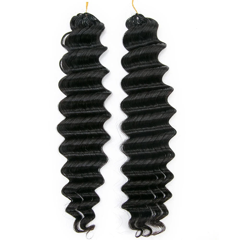 Deep Wave Crochet Hair | (Used for Miracle Knots)